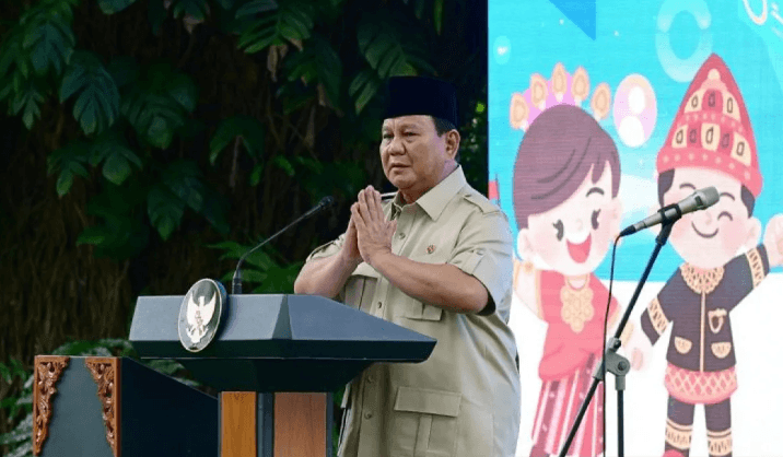 Presiden Prabowo Salat Idul Fitri di Masjid Istiqlal