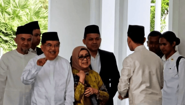 SBY dan Jusuf Kalla Hadiri Open House di Istana Merdeka