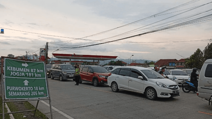 Arus Milir H+2 Lebaran di Ajibarang-Bumiayu Masih Ramai Lancar