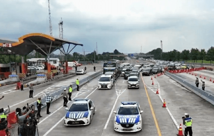 Sistem Satu Arah Mulai Diterapkan di Tol Cipali Jelang Puncak Arus Balik