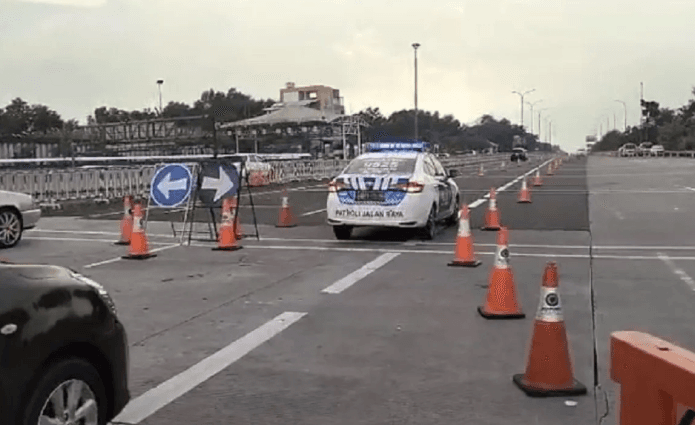 Jasamarga Terapkan Contraflow Dua Lajur dari KM 70 hingga KM 47 Tol Japek