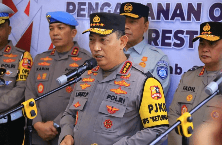 Kapolri Tinjau Rest Area KM 456, Pastikan Arus Balik Lebaran Aman