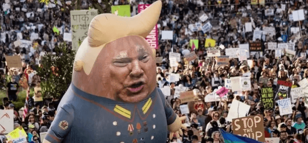 Demonstrasi Besar Menentang Kebijakan Trump Melebar di Beberapa Kota Besar AS