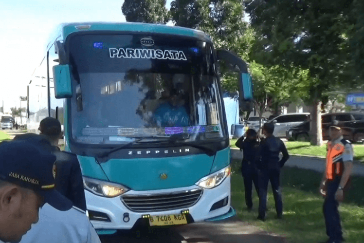 Ramp Check di Tol Jagorawi, Tiga Bus Dinyatakan Tidak Laik