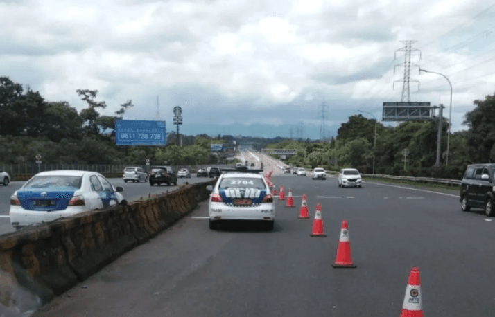 Jasa Marga Dukung Kepolisian Hentikan Contraflow