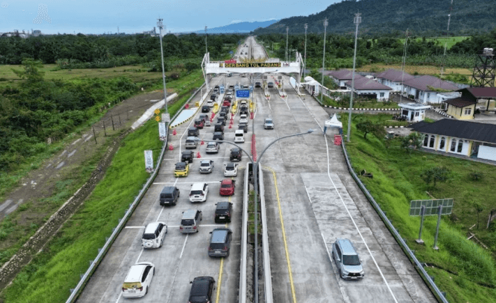 PT Hutama Karya (Persero) catat 177.243 kendaraan melintasi Tol Trans Sumatera