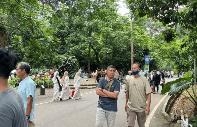 Kebun Raya Bogor ramai dikunjungi pada H+6 Lebaran