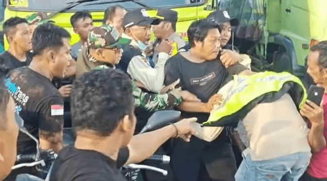 Protes Sopir Truk Terkait Aturan Keberangkatan di Pelabuhan BBJ Lampung Berakhir Damai