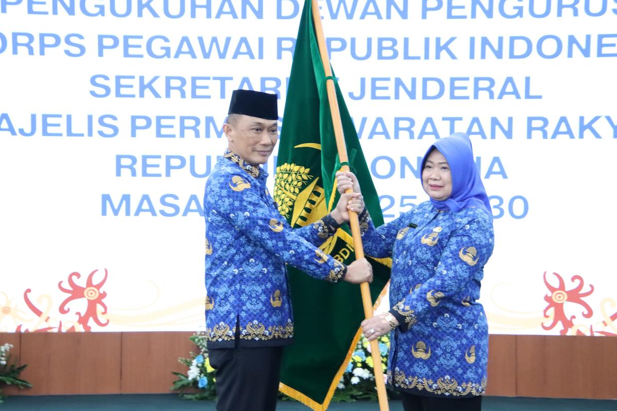 Pengukuhan Dewan Pengurus Korpri MPR RI, Siti Fauziah : Kami Siap Memajukan  Korpri MPR Untuk Memperkuat Bangsa dan Negara