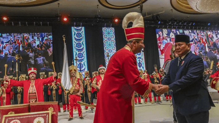 Presiden Prabowo Dijamu Erdogan di Istana Kepresidenan Turki