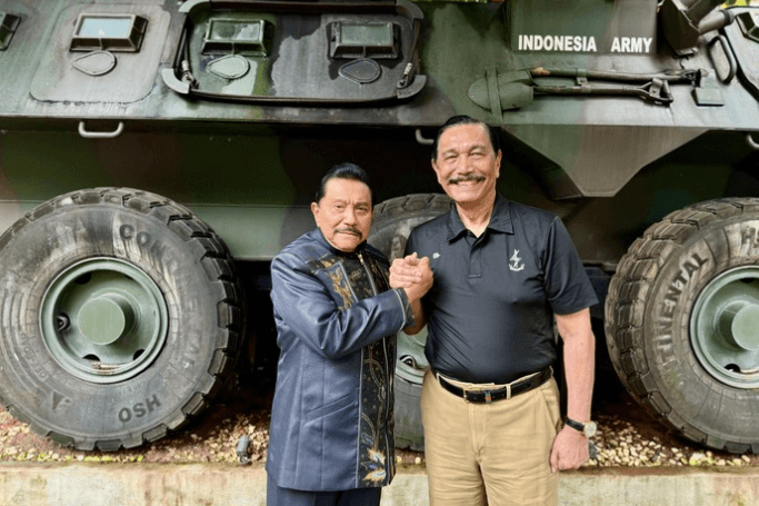 Silaturahmi Idul Fitri, Hendropriyono dan Luhut Sepakat Perkuat Posisi Ekonomi Nasional