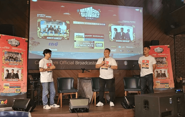 Manado Sunset Fest 2025 Siap Digelar, Dorong Ekonomi Lewat Musik, UMKM, dan Wisata Tiga Pulau