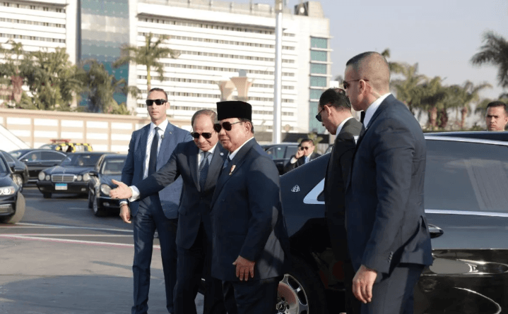 Presiden El Sisi Antar Presiden Prabowo ke Bandara Sebelum Lanjutkan Lawatan ke Qatar