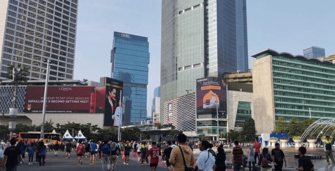 CFD Ramai Dipadati Warga, Jadi Momen Kembali Sehat Setelah Lebaran