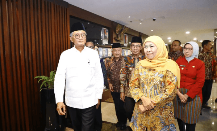 Gubernur Khofifah dan Menteri PUPR Sepakat Percepat Rehabilitasi Irigasi Pertanian di Jawa Timur