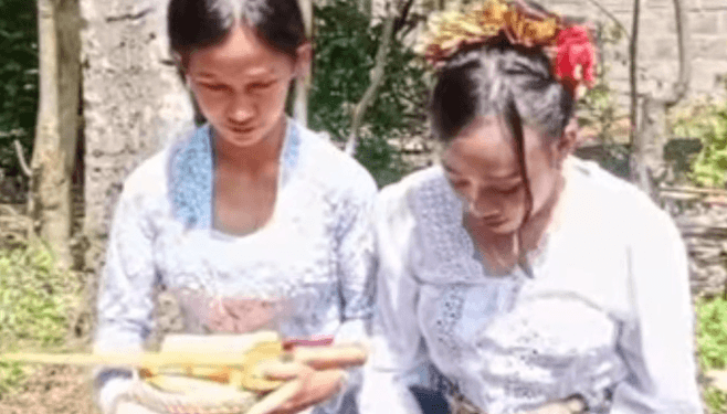 Agus Difabel Menikah Saat Ditahan, Sosoknya Diwakili Keris dalam Upacara Adat Hindu