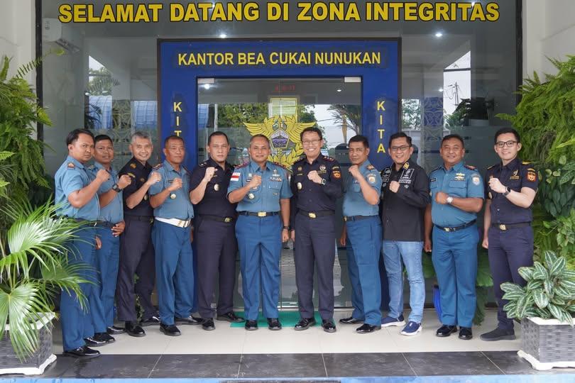 Bea Cukai Perkuat Sinergi Pengawasan Bersama TNI di Yogyakarta dan Nunukan