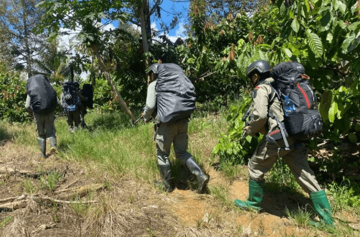 Satgas Madago Raya Intensifkan Patroli Hutan untuk Tangkal Ancaman Radikalisme di Parigi Moutong