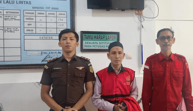 Buron 13 Tahun, Terpidana Korupsi MTs Pandeglang Ditangkap di Terminal Pakupatan