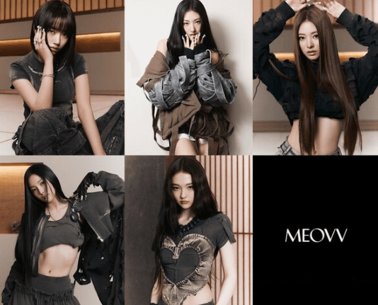 Foto Konsep Comeback “Hands Up” Dirilis, MEOVV Tampil Karismatik Seperti Kucing Percaya Diri