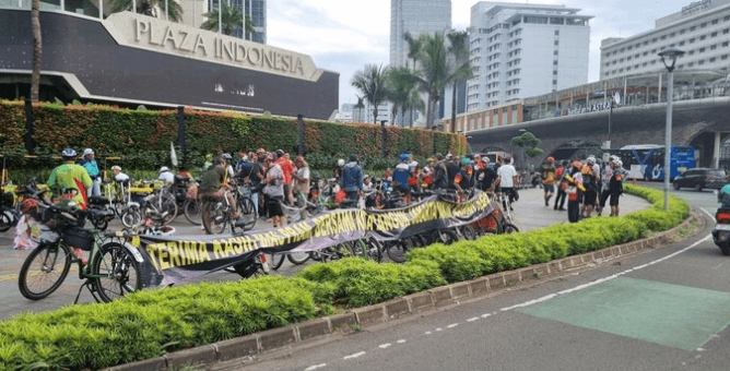 Silaturahride Jakarta Ramai dan Tertib, Komunitas Sepeda Apresiasi Gubernur Tak Gunakan JLNT Casablanca