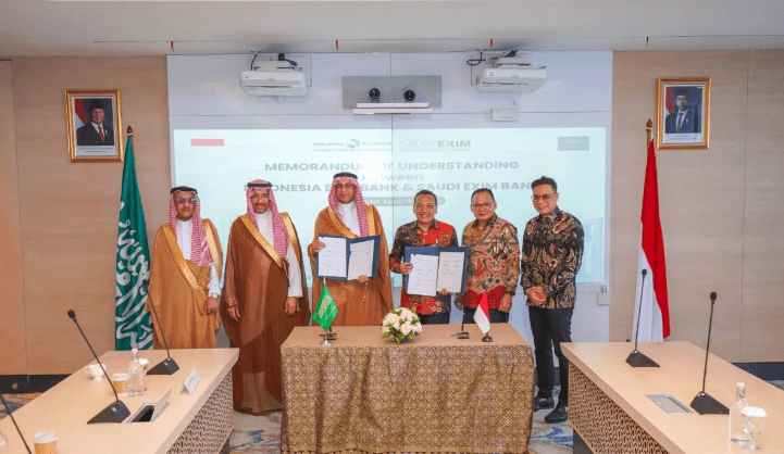 Indonesia Eximbank dan Saudi Exim Bank Teken MoU Dorong Ekspor dan Perluas Pasar Internasional