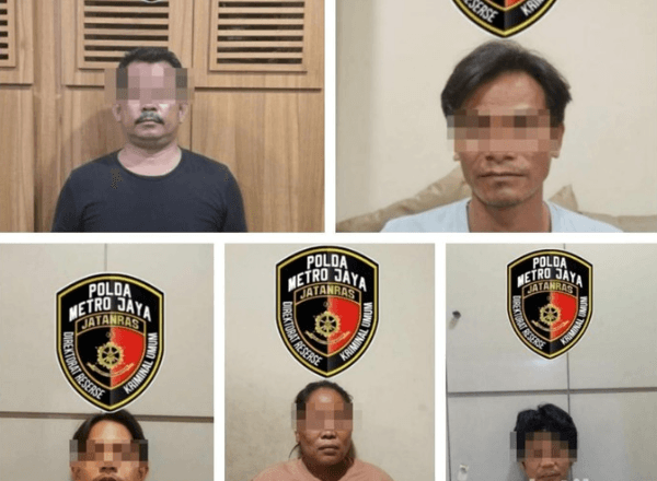 Potret Peran Lima Pelaku Pembakaran Mobil Polisi di Harjamukti Depok