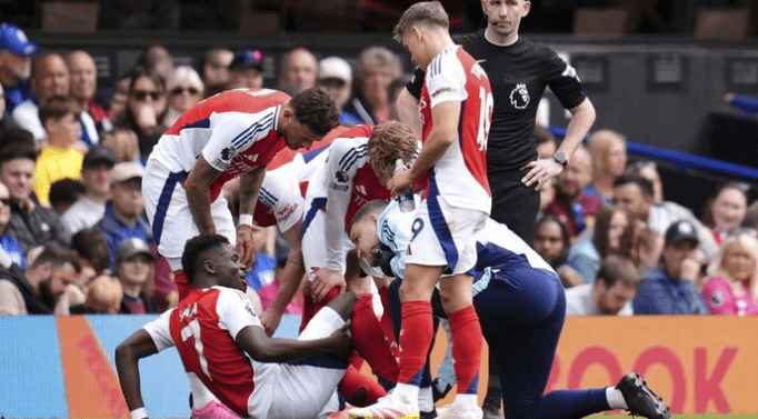 Arteta Pastikan Kondisi Bukayo Saka Aman Usai Ditekel Keras Pemain Ipswich