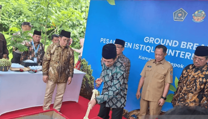Menteri Agama Resmikan Pembangunan Pondok Pesantren Istiqlal Internasional di Depok