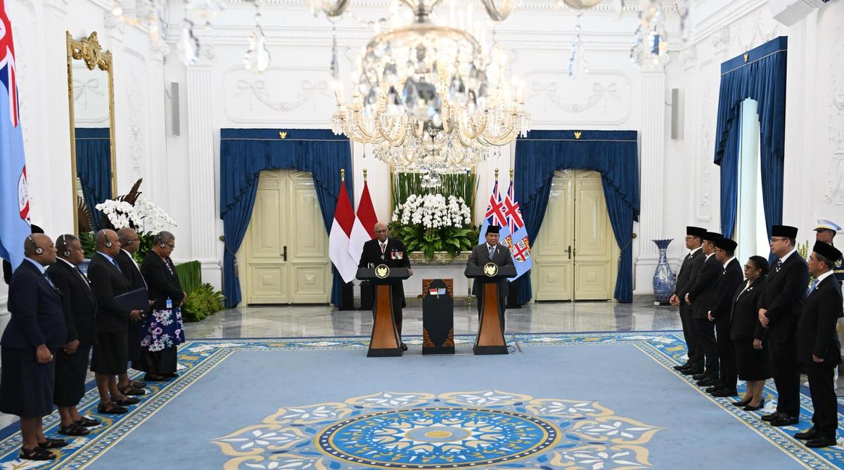 Presiden Prabowo Subianto Sampaikan Komitmen Indonesia Perkuat Kerjasama dengan Fiji