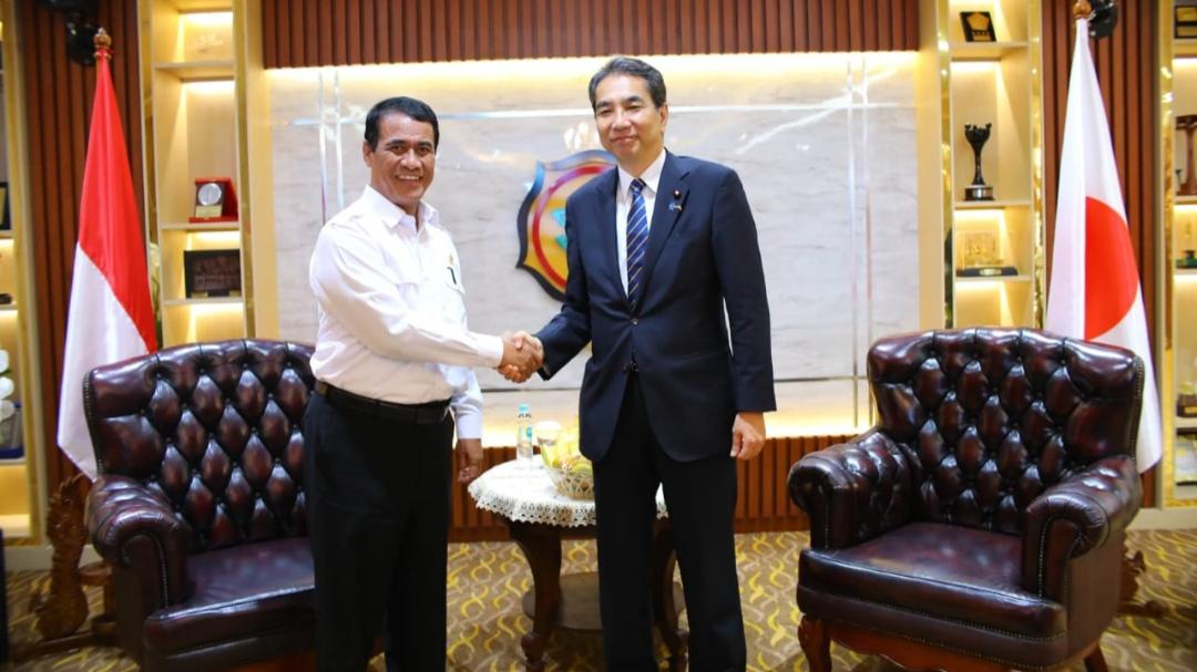 Mentan Amran Tunjukkan Keberhasilan Pertanian Indonesia di Hadapan Menteri Jepang