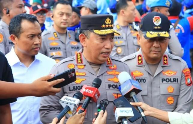 Kapolri Pastikan Pengamanan Ketat dan Lalu Lintas Terkendali saat May Day 2025, Dihadiri Presiden Prabowo
