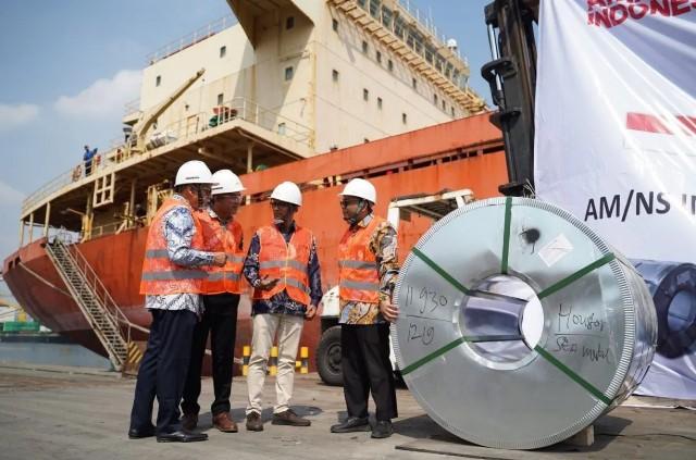 AM/NS Indonesia Ekspor Baja Galvanis ke Amerika Serikat, Targetkan 300.000 Ton Penjualan Tahun Ini