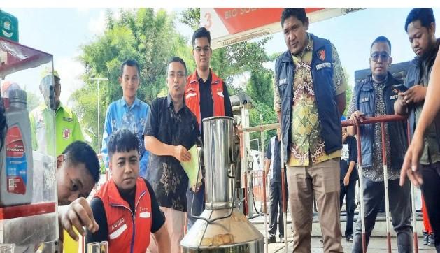 Sidak Bersama Jawab Isu Nasional, BBM di Martapura dan Banjarbaru Terbukti Sesuai Standar