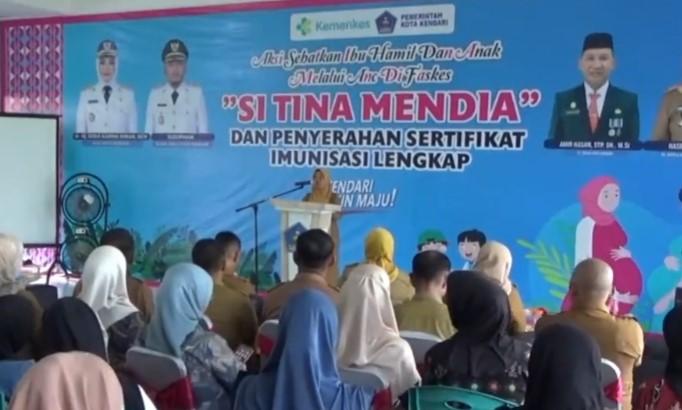 Program “Si Tina Mendia” Resmi Diluncurkan, Kendari Perkuat Pelayanan Kesehatan Ibu dan Anak