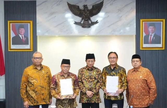 BPJPH dan Kementerian Agama Teken MoU untuk Perkuat Ekosistem Halal Nasional