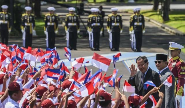 Presiden Prabowo Terima Kunjungan Kehormatan Presiden Senat Kamboja di Jakarta