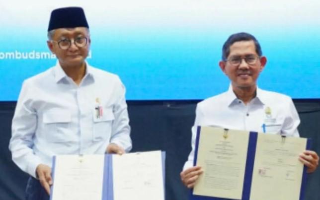 Ombudsman dan Kementerian PU Teken Nota Kesepahaman Tingkatkan Kualitas Pelayanan Publik