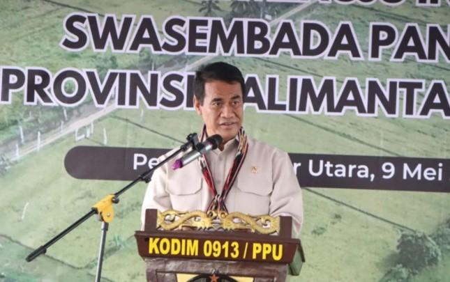 Mentan Tegaskan Kaltim Siap Capai Swasembada Pangan Tanpa Pasokan Luar Daerah