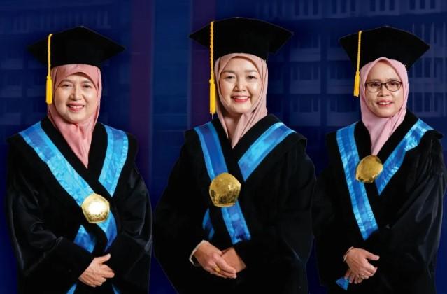 Tiga Srikandi UMM Dikukuhkan sebagai Profesor Bidang Ilmu Berbeda