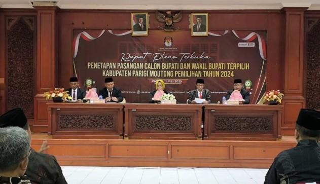 Pasangan nomor urut 4 unggul telak dalam PSU dan ditetapkan resmi oleh KPU