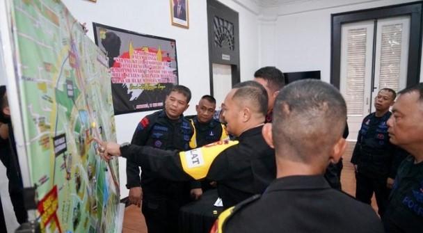 Jelang Sidang PUIC, Brimob Polda Metro Latihan Gladi Posko dan TWG untuk Pengamanan Forum Internasional