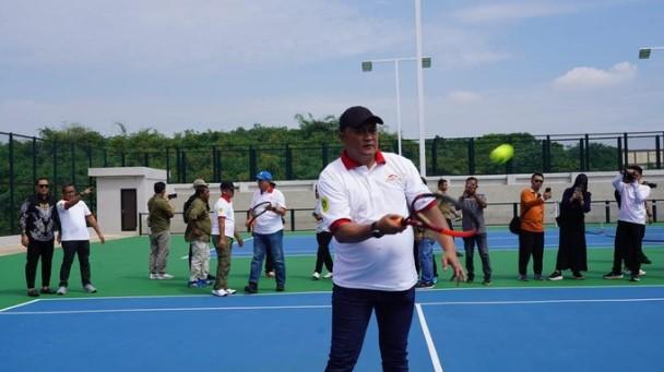 Lapangan Tenis "Kapten Muslihat" Resmi Dibuka, Dilengkapi 5 Lapangan Indoor dan Outdoor