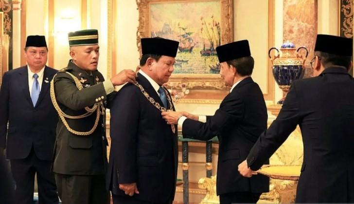 Presiden Prabowo Dianugerahi Tanda Kehormatan Tertinggi oleh Sultan Brunei dalam Kunjungan Kenegaraan