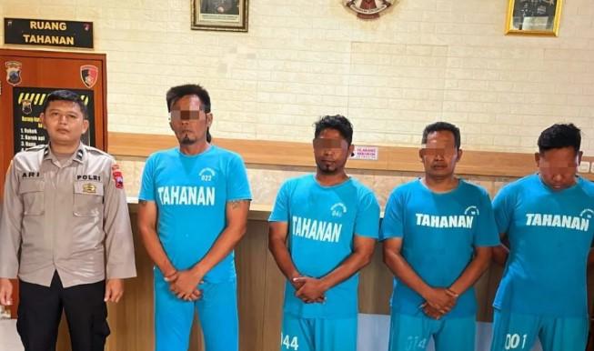 Empat Anggota Ormas GRIB Jaya Ditangkap Terkait Perusakan dan Pencurian Aset PT KAI di Semarang
