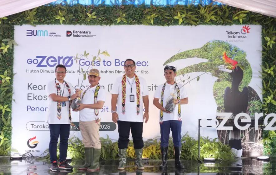 Telkom Tanam 5.000 Mangrove di Tarakan, Dorong Pelestarian Lingkungan Lewat Program GoZero%