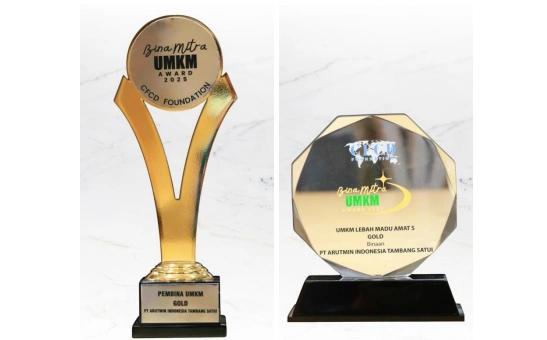 Arutmin Borong Dua Penghargaan Bina Mitra UMKM Award 2025