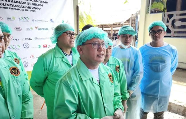 Lampung Jadi Lokus Utama Kampanye Vaksinasi PMK Nasional