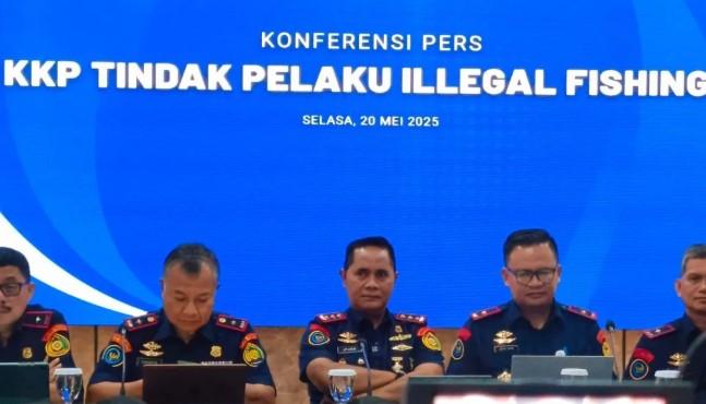 32 Kapal Illegal Fishing Ditangkap, KKP Tegaskan Komitmen Jaga Kedaulatan Laut Indonesia