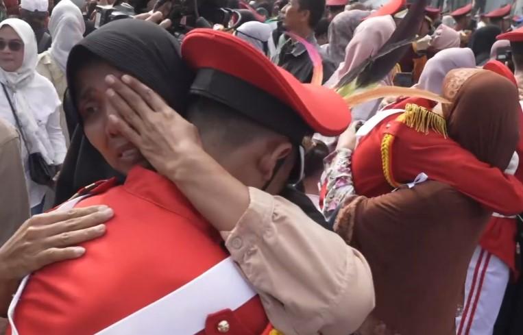 273 Peserta Tuntas Jalani Pendidikan Semi Militer, Bertugas di Upacara Lapangan Gasibu